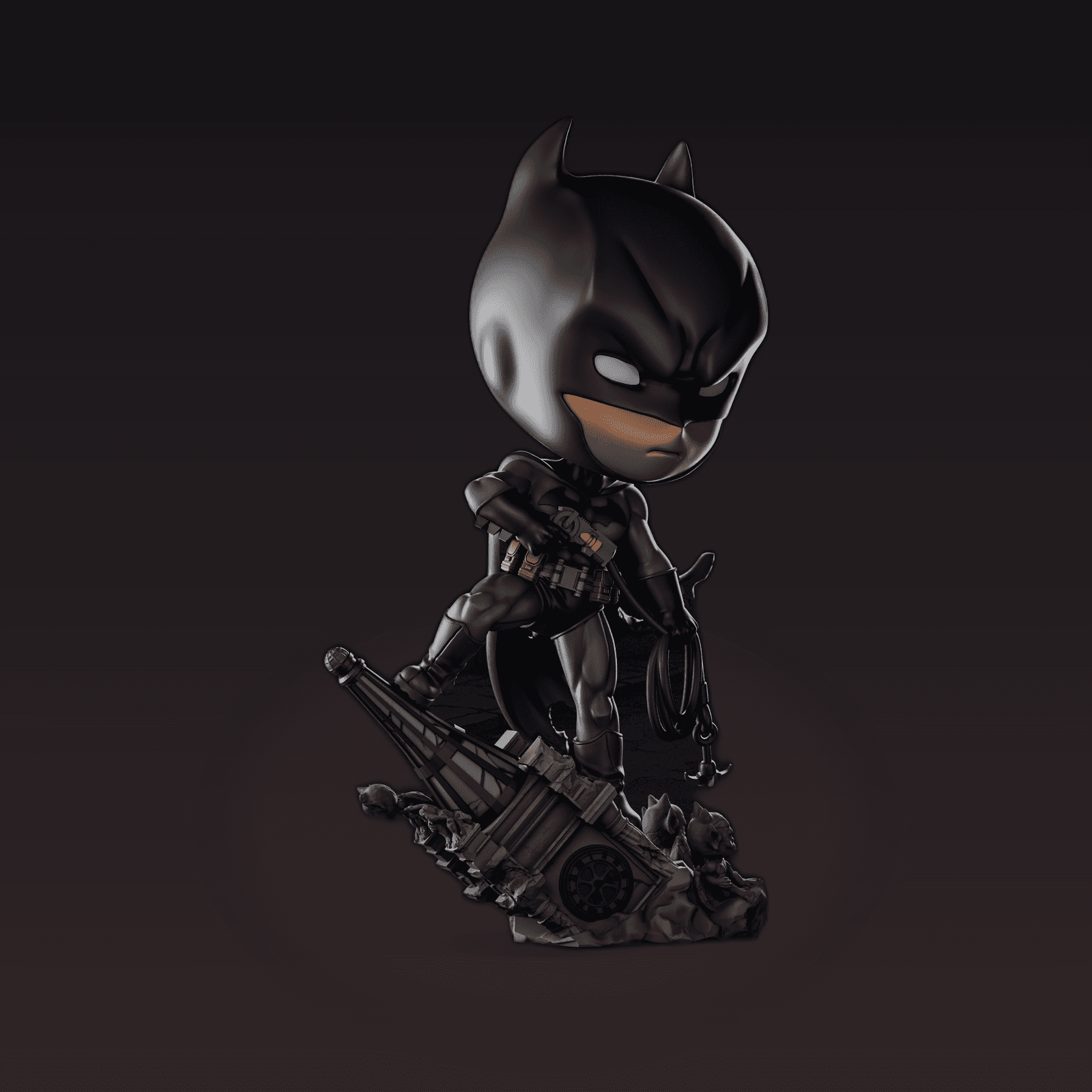 Batman Chibi Grapnel ZEZ Studio — foto de catálogo