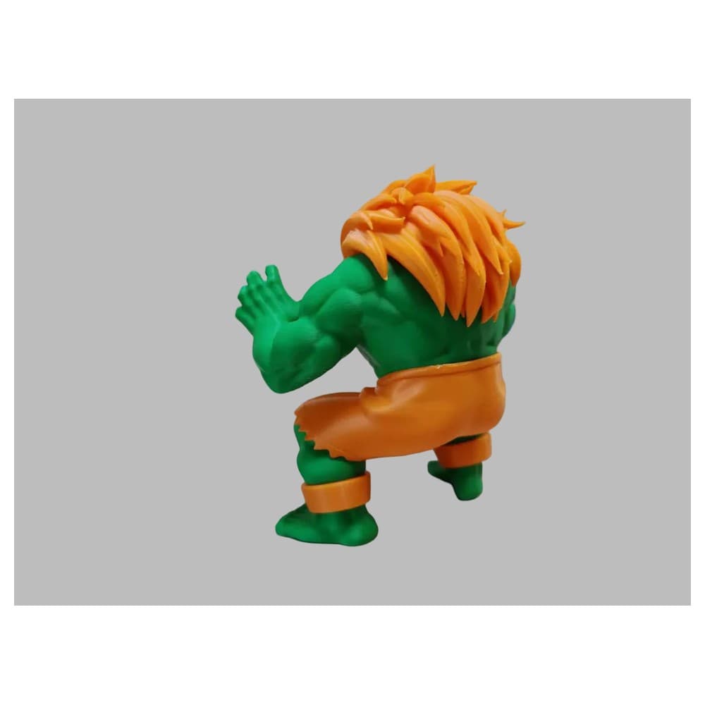 Chibi Blanka — vista traseira