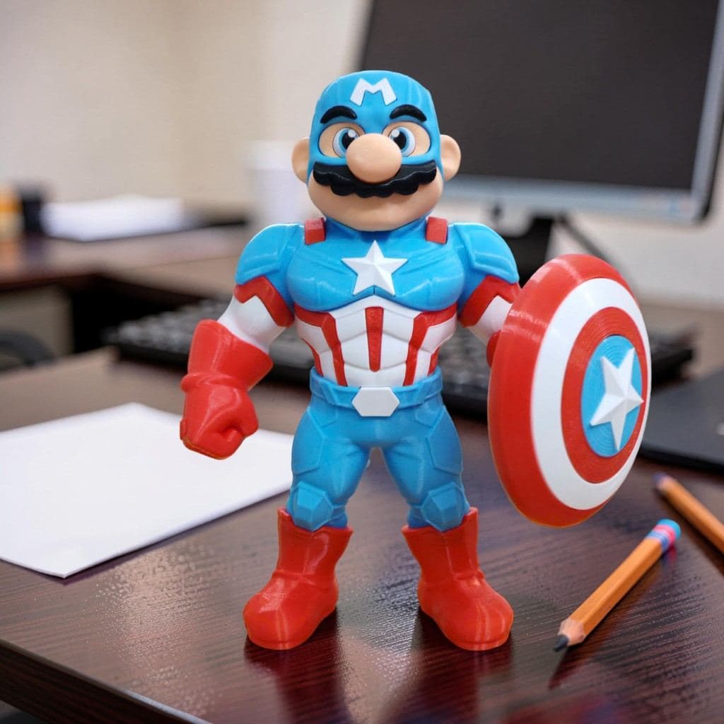 Chibi Capitão Mario — foto produto