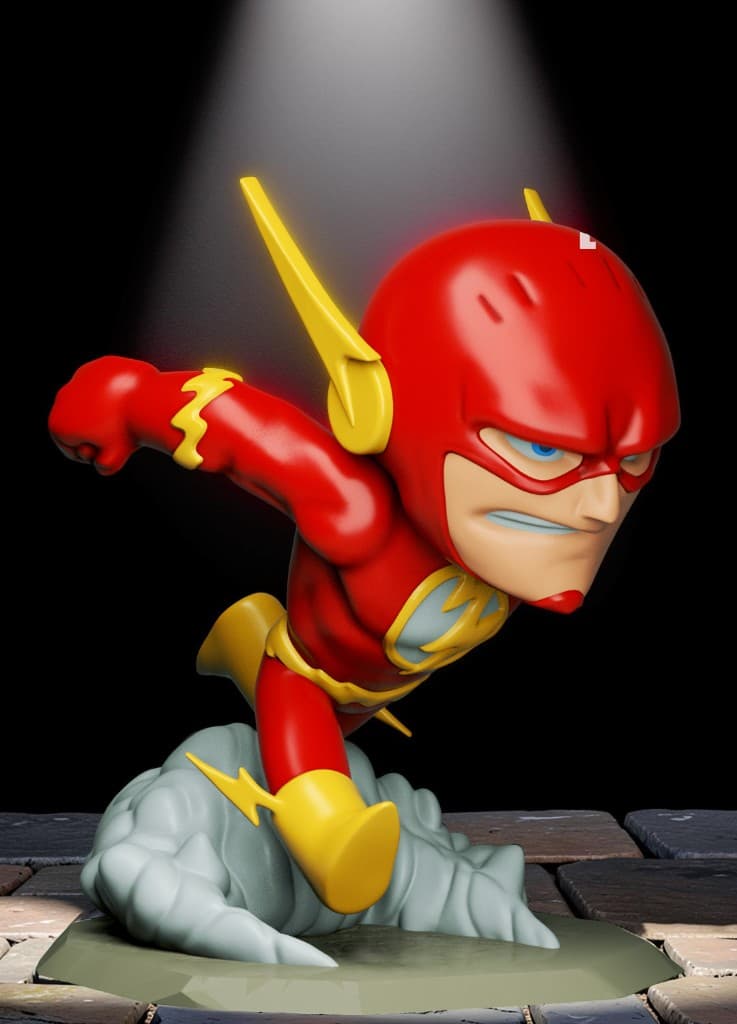 Flash Chibi — cenário spotlight