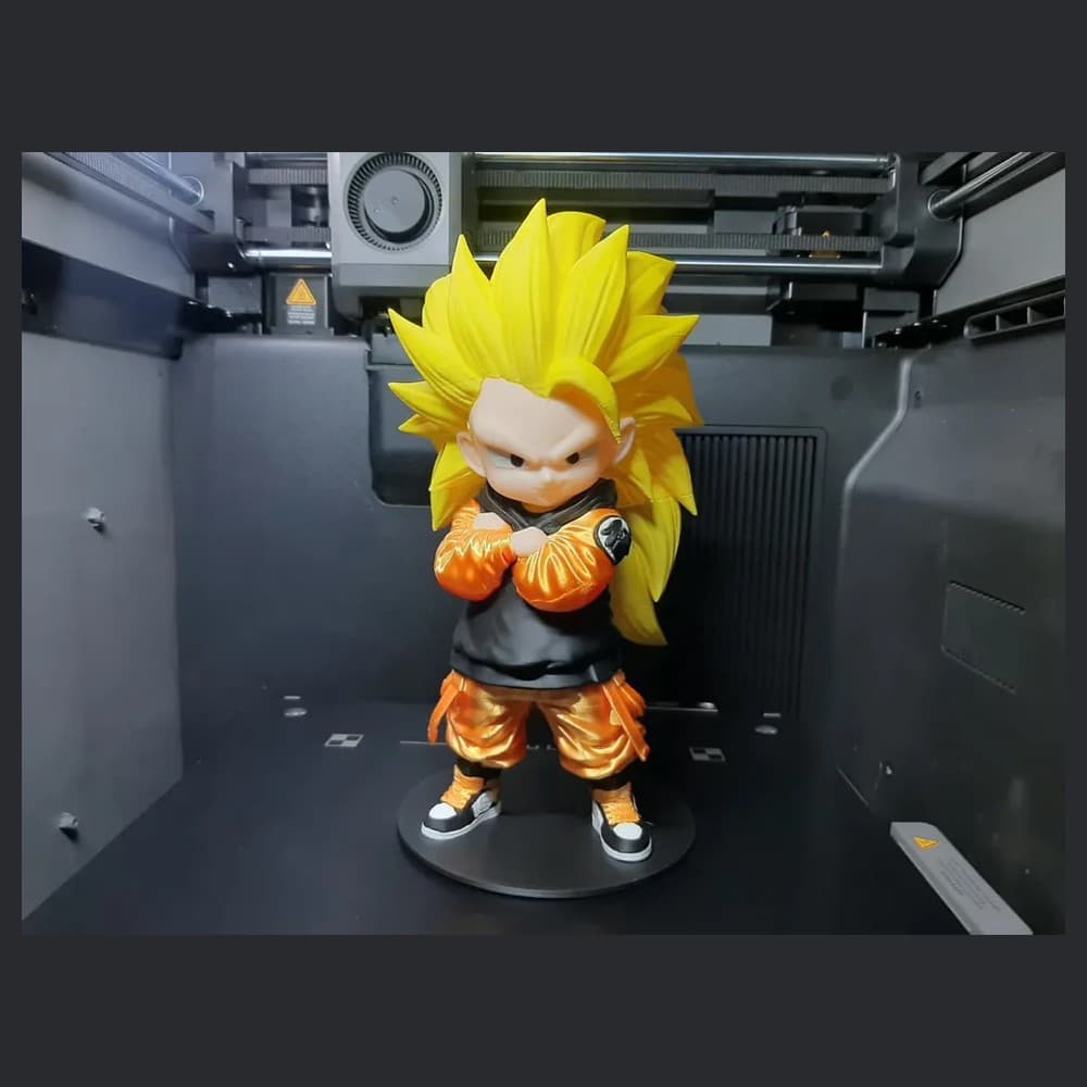 Chibi Goku SSJ3 — 3/4