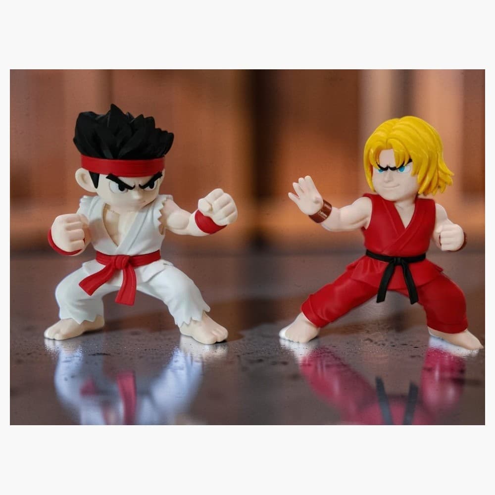 Kit Chibi Ryu e Ken — ambientação