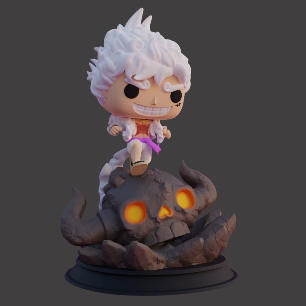 Luffy Gear 5 Chibi
