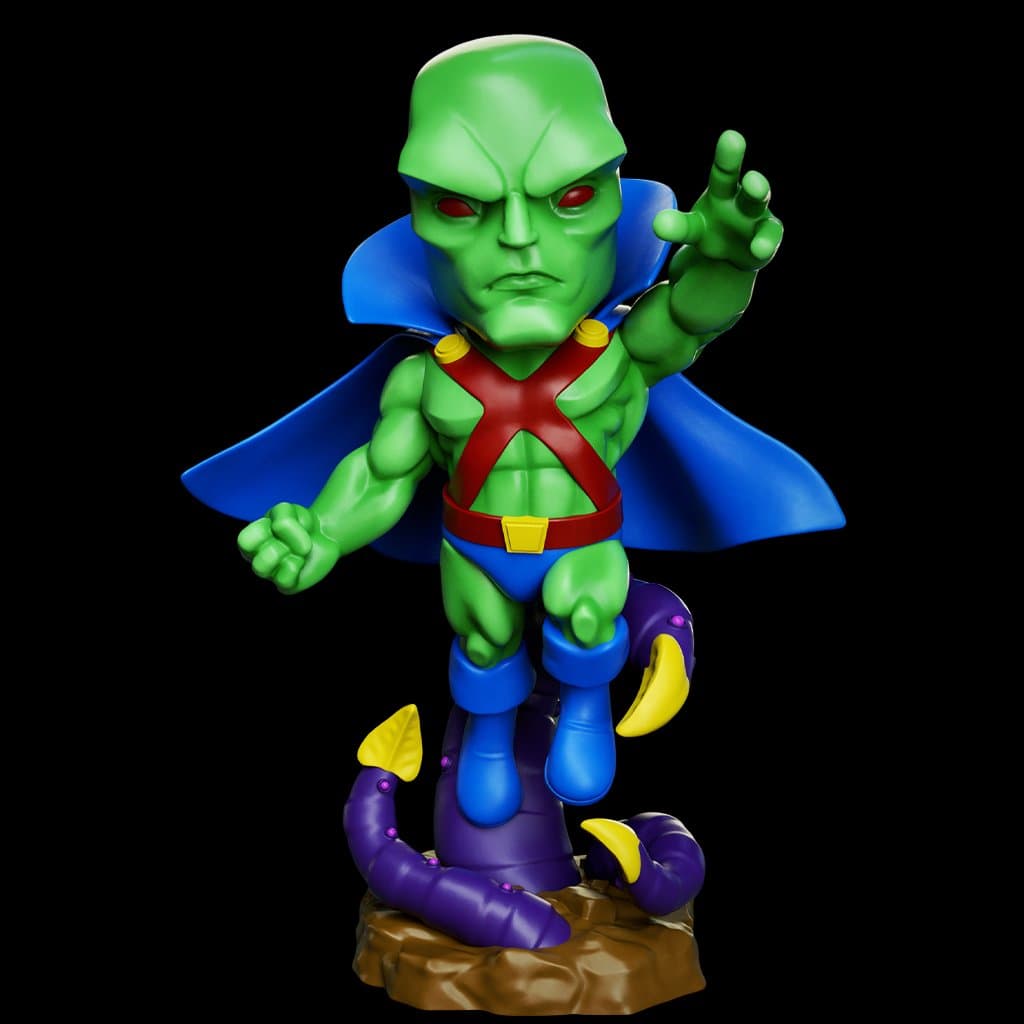Chibi Marciano — fundo preto