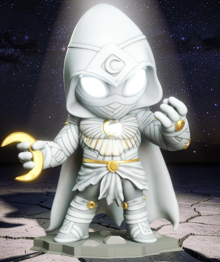 Cavaleiro da Lua Chibi — recorte produto