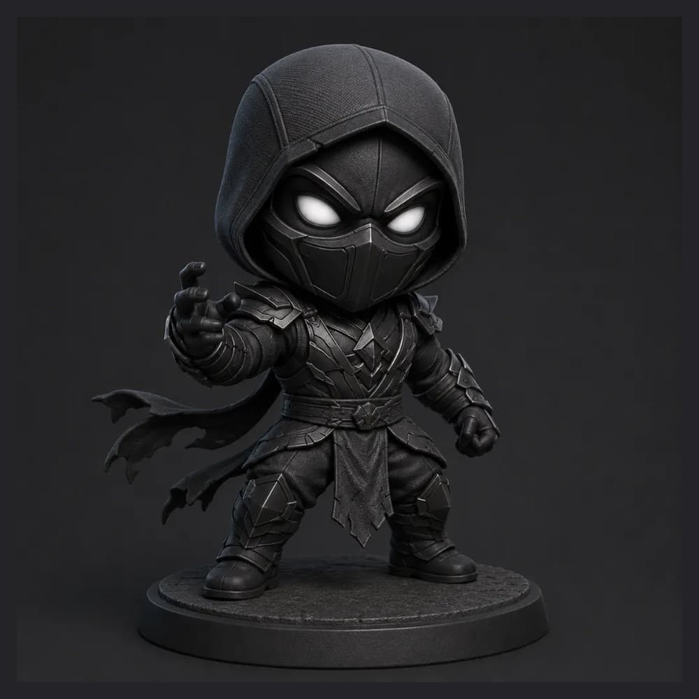 Chibi Noob Saibot — Mortal Kombat