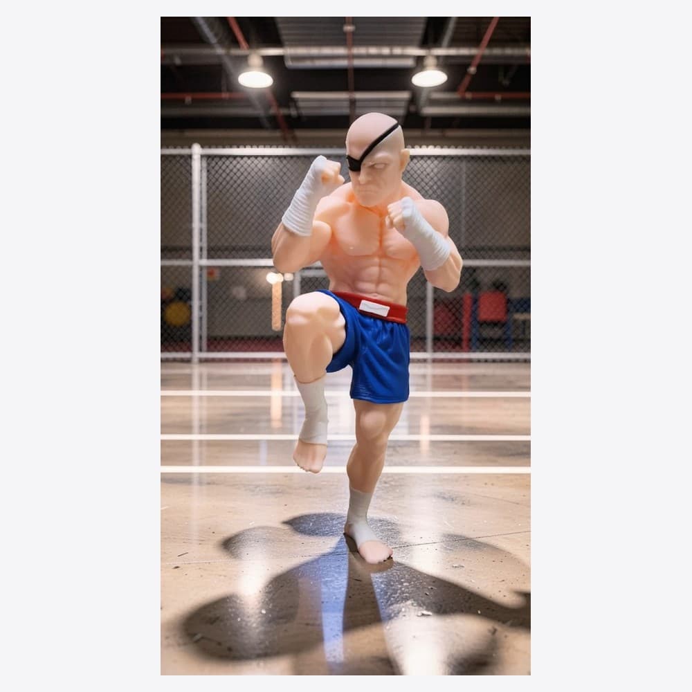 Chibi Sagat — arena