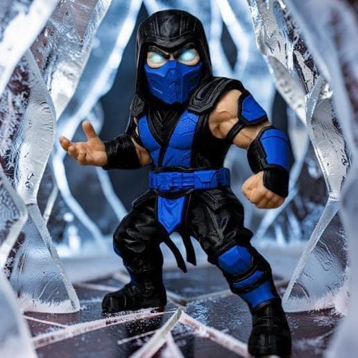 Chibi Sub-Zero — cenário de gelo