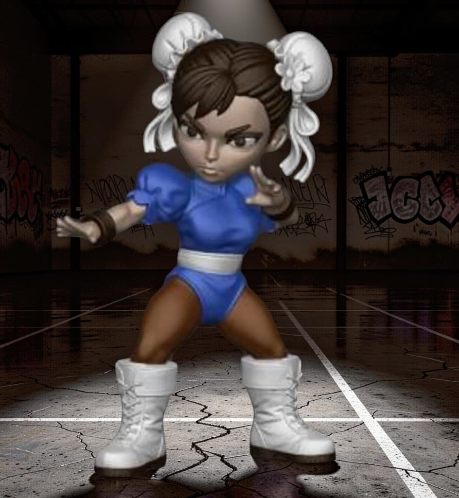 Chun-Li Street Fighter — recorte produto