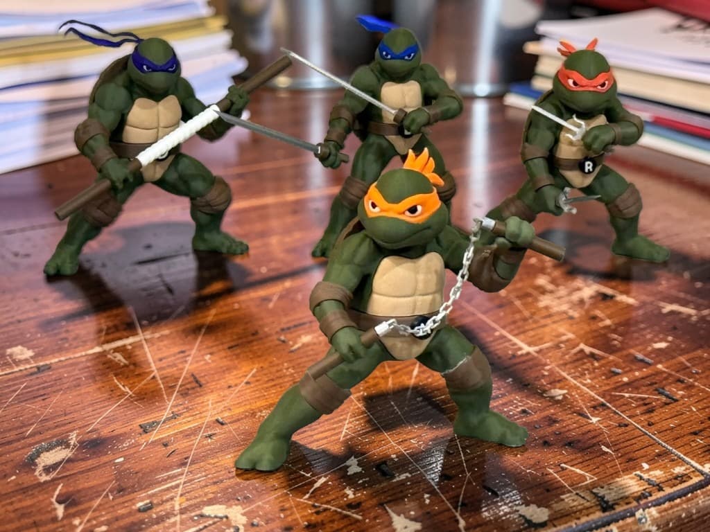 Kit Tartarugas Ninja — mesa