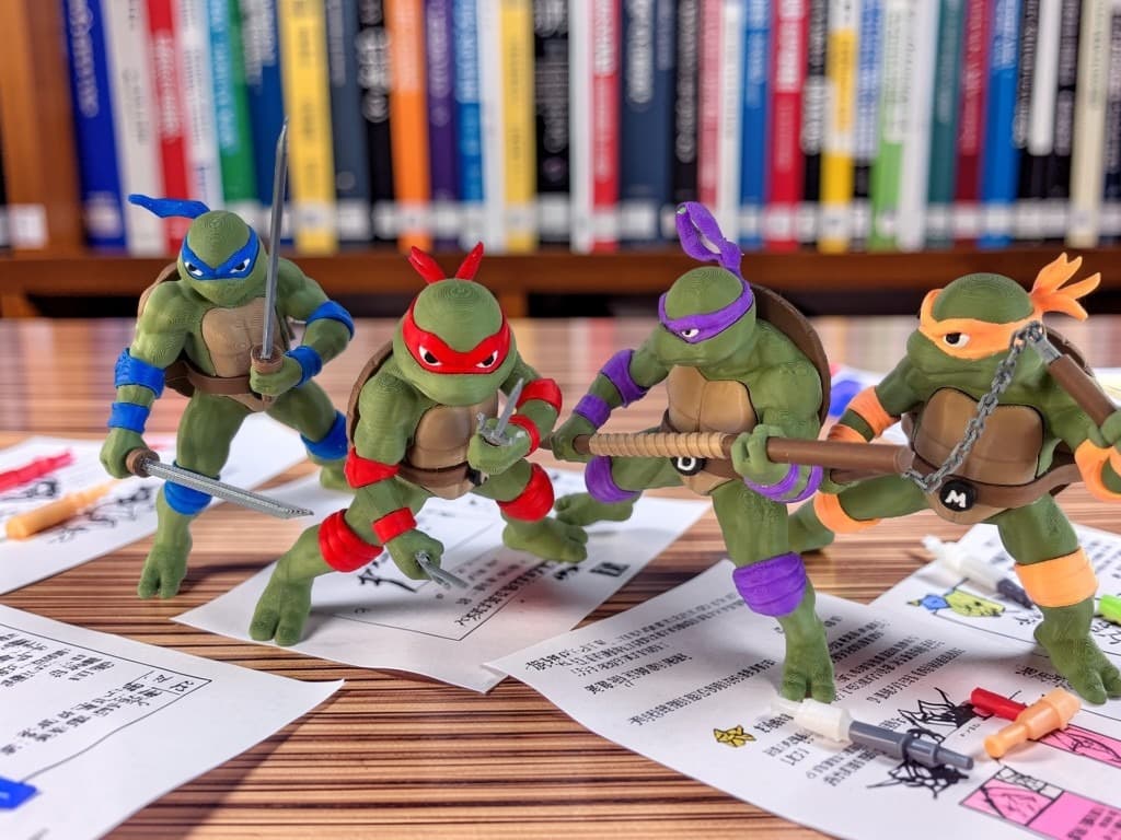 Kit Tartarugas Ninja — ambientação