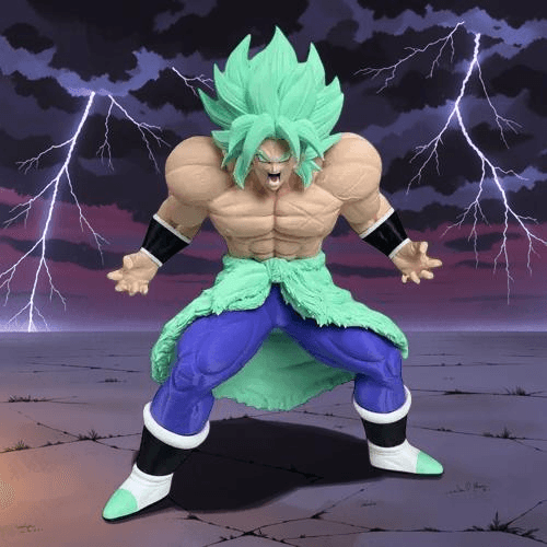 Broly Dragon Ball Super — cenário raio