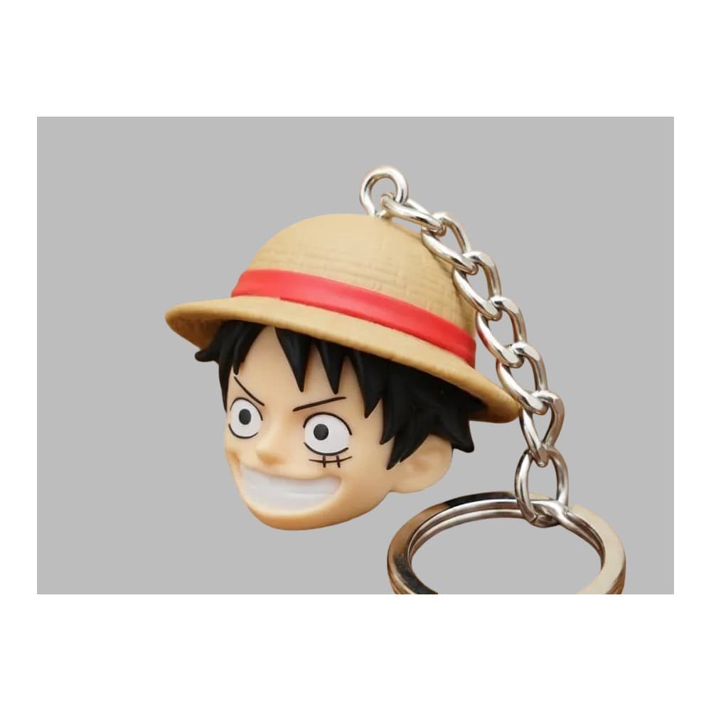 Chaveiro Luffy — close do chapéu