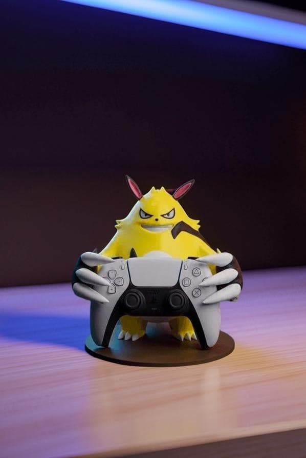 Porta-controle Grizzbolt — ambientação