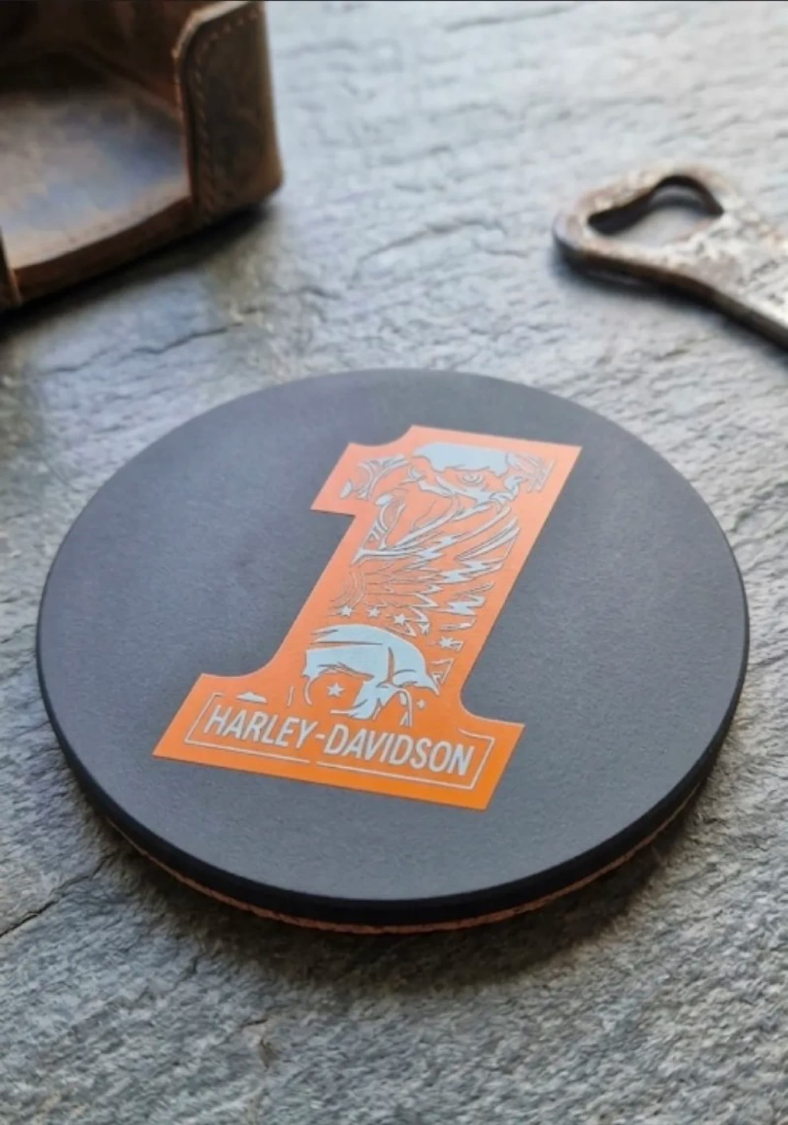 Porta-copos Harley-Davidson — script