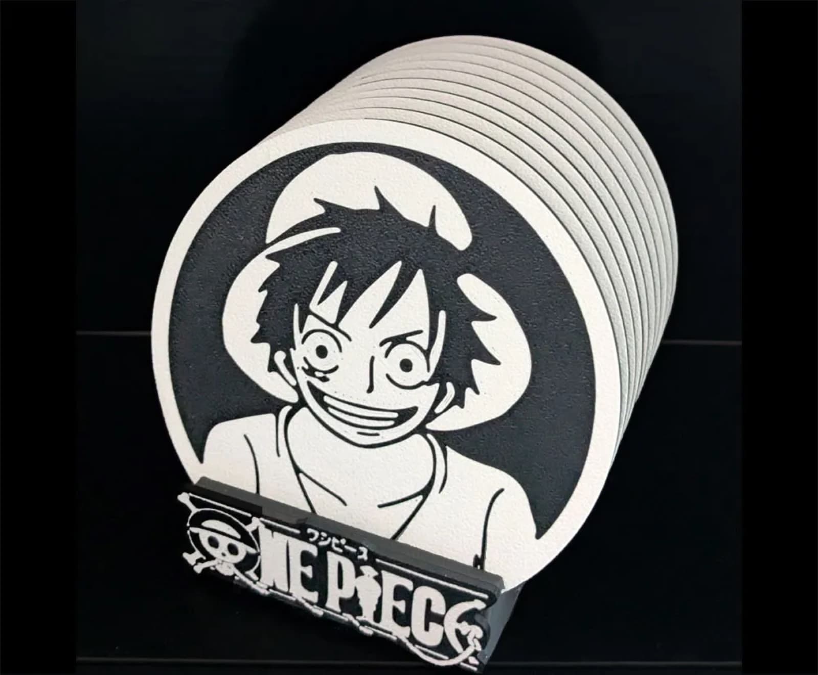 Kit porta-copos One Piece — pilha