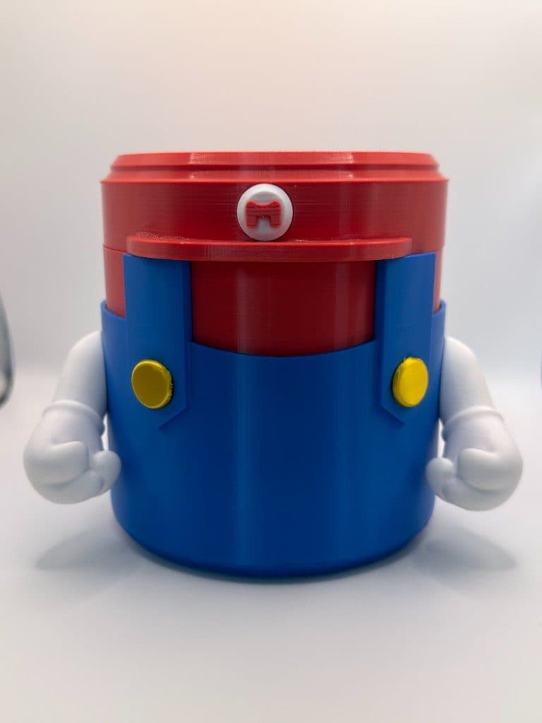 Porta-objetos Super Mario — vista frontal