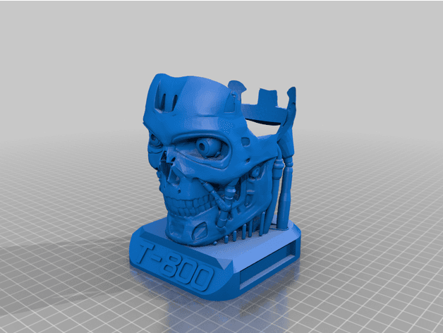 Suporte Alexa 4ª geração T-800 — modelo 3D