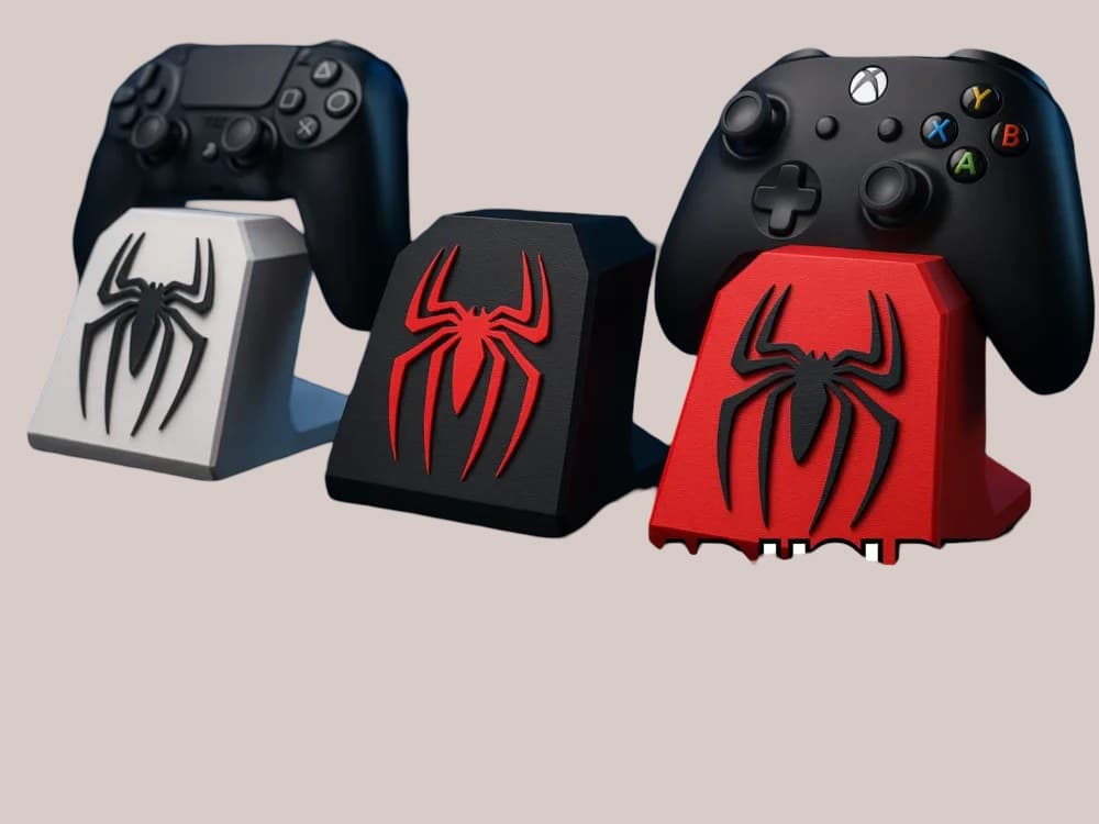 Suporte aranha — três cores com controles