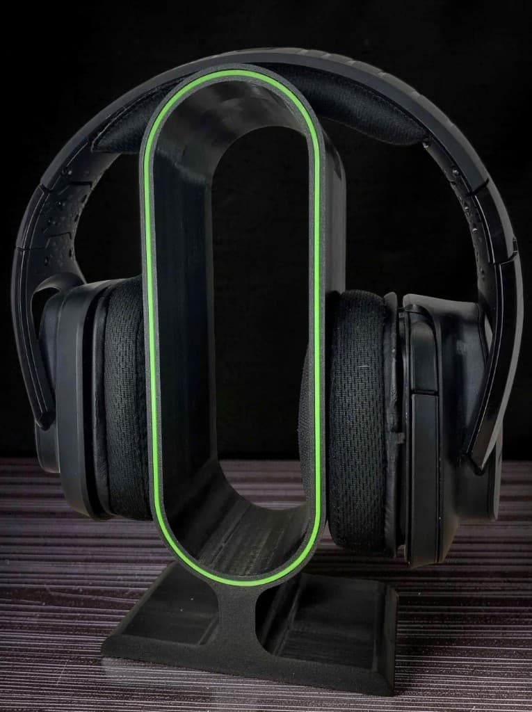 Suporte oval para headset — recorte produto