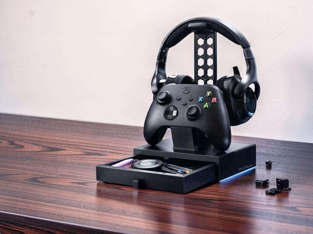 Suporte Modular para Joystick e Headset