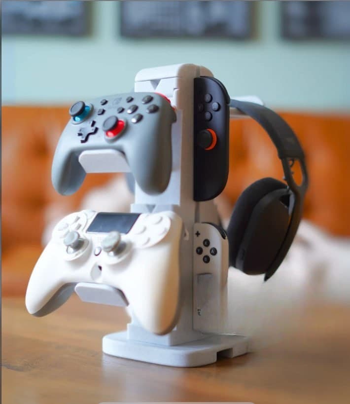 Suporte Multi-Controle (PS, Xbox, Switch e Headset)